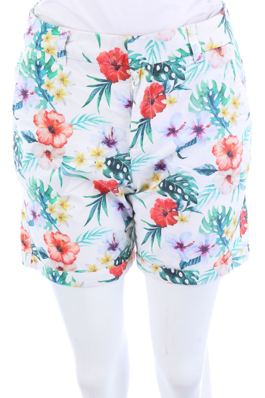s.Oliver - Shorts mit Tropical Print - W29