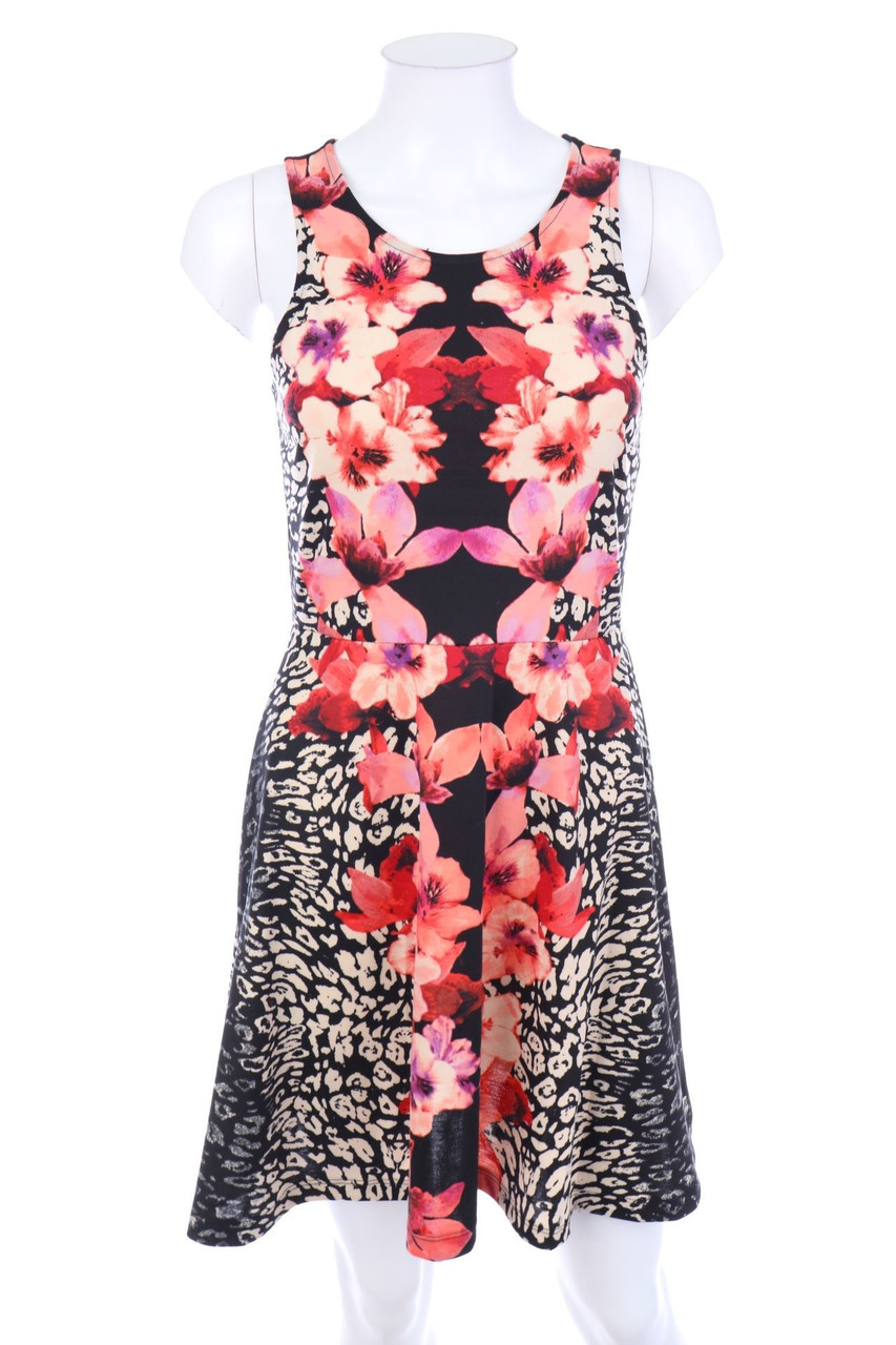 H&M - Minikleid mit floralem Muster - S