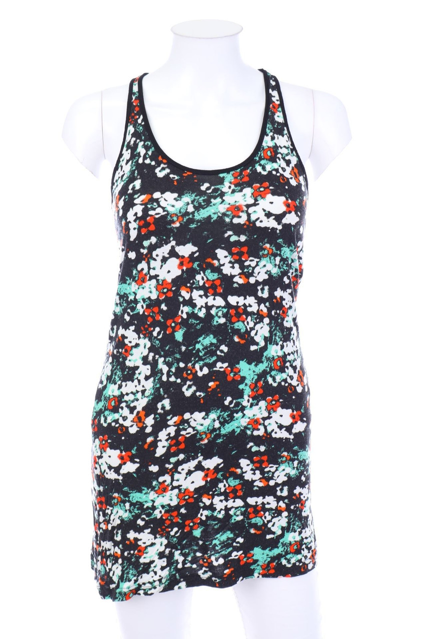 H&M DIVIDED - Tanktop aus Viskose mit Blumen-Print - D 34