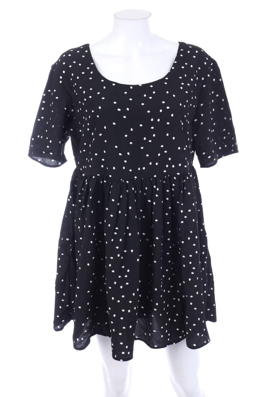 COLLUSION - Babydoll-Minikleid mit Punkten - D 36