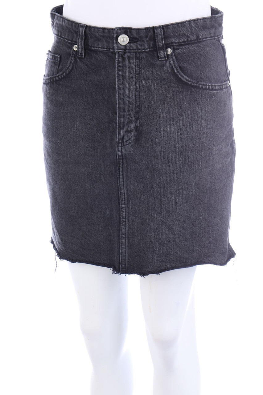 H&M - Destroyed-Mini-Jeansrock - D 36