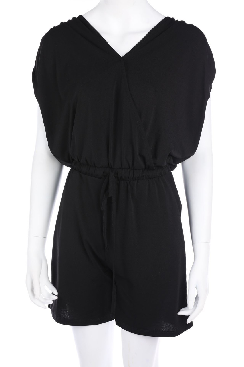 FREEQUENT - Playsuit in Wickel-Optik zum Knoten - XS