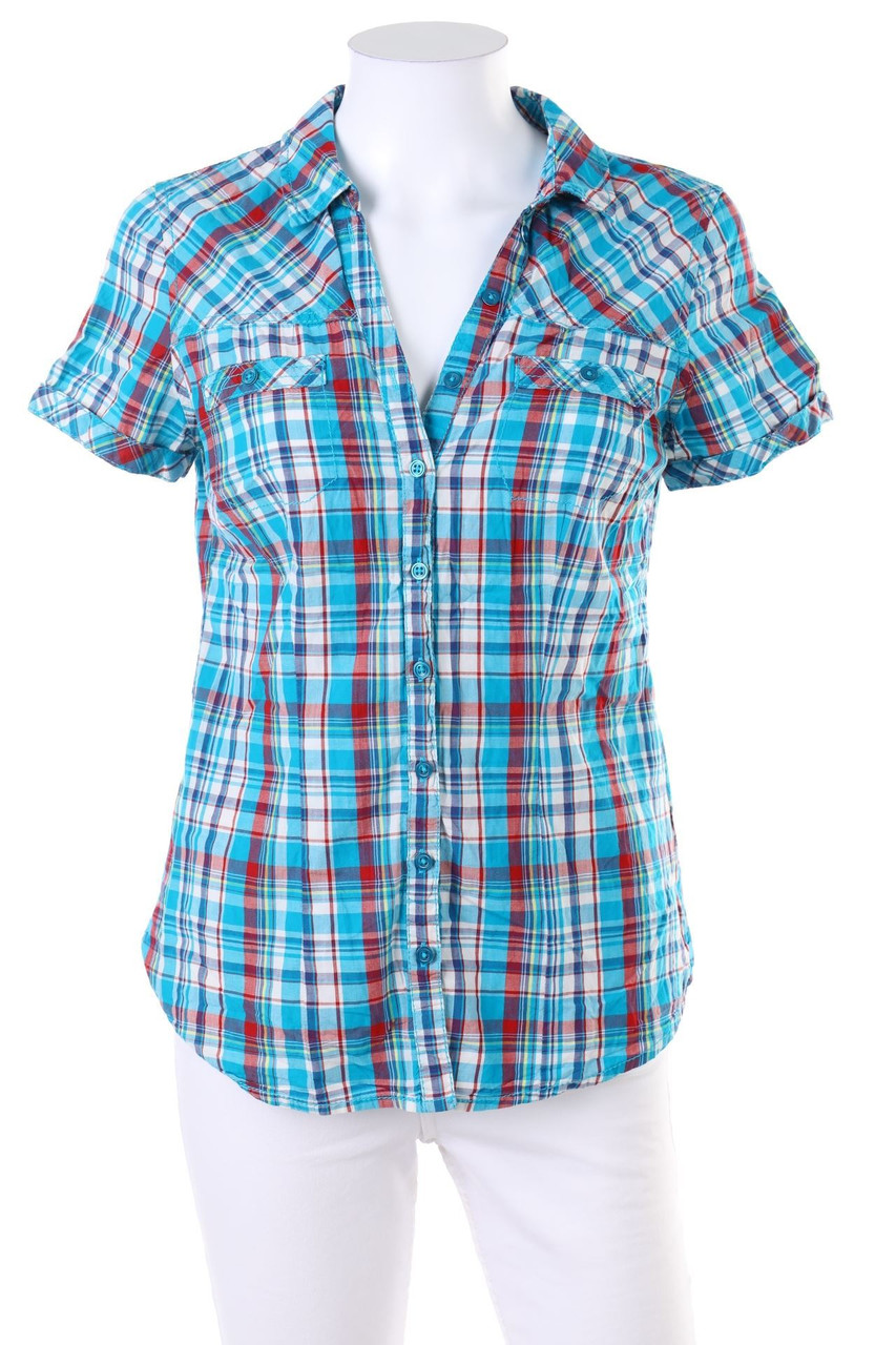 CLOCKHOUSE by C&A - Hemd-Bluse mit kurzem Ärmel - M