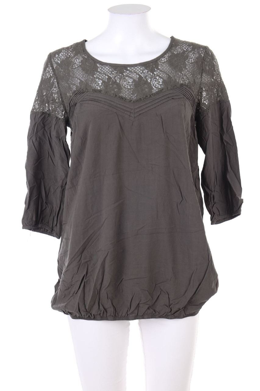 mamalicious - Umstands-Bluse mit 3/4-Ärmel mit Spitze - M