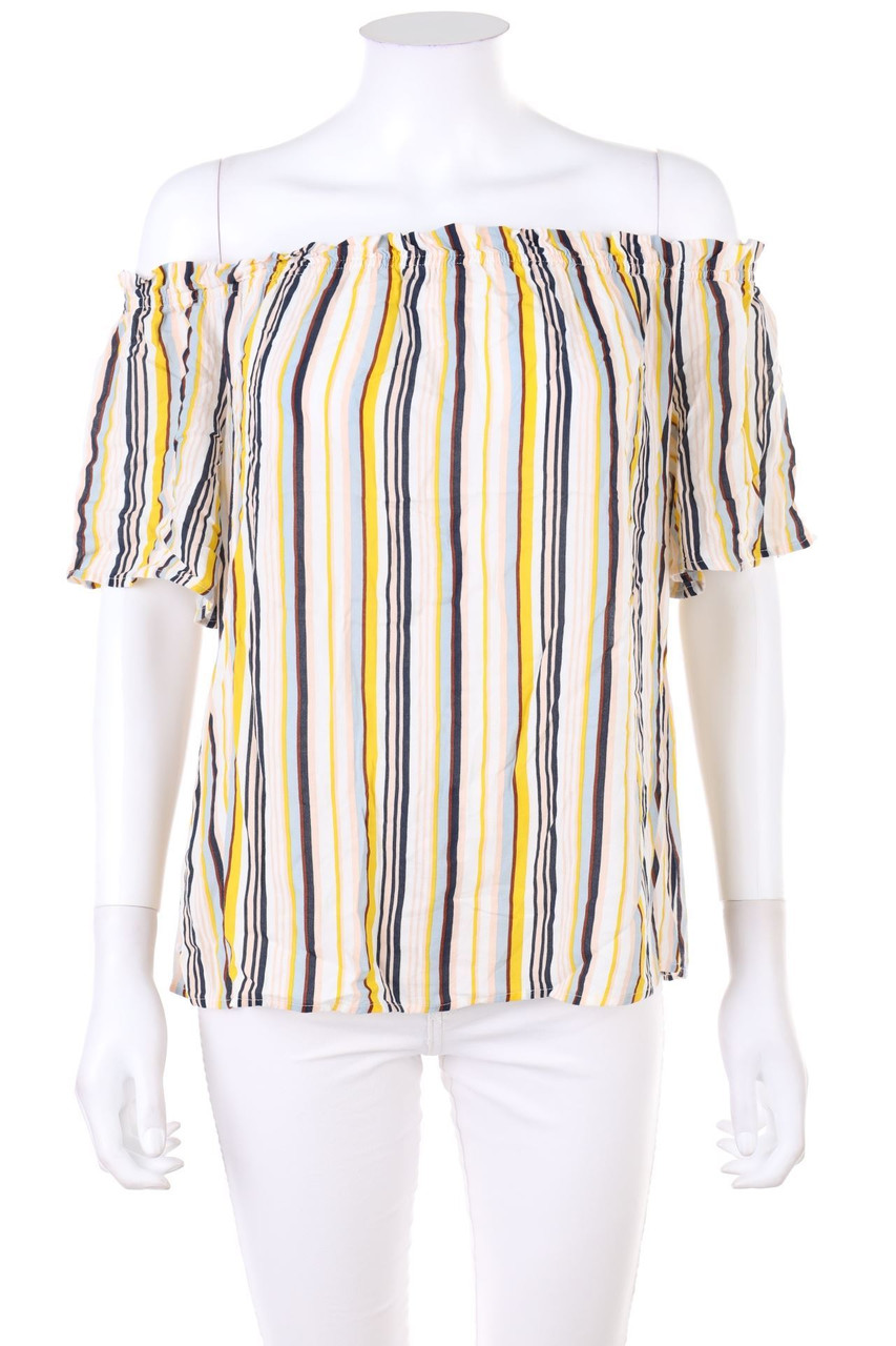 CLOCKHOUSE by C&A - Carmen-Bluse mit Streifen - D 40