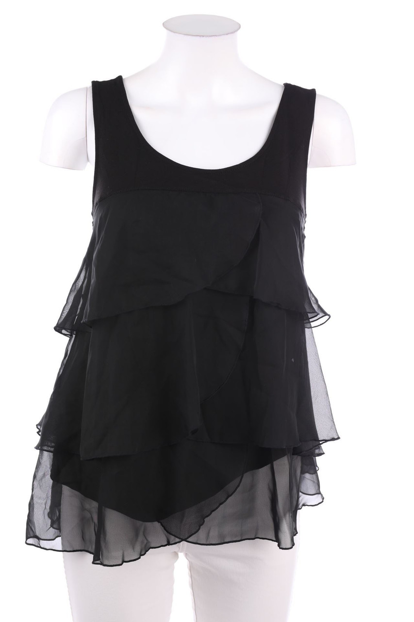 H&M - Top in A-Linie mit Volants - S