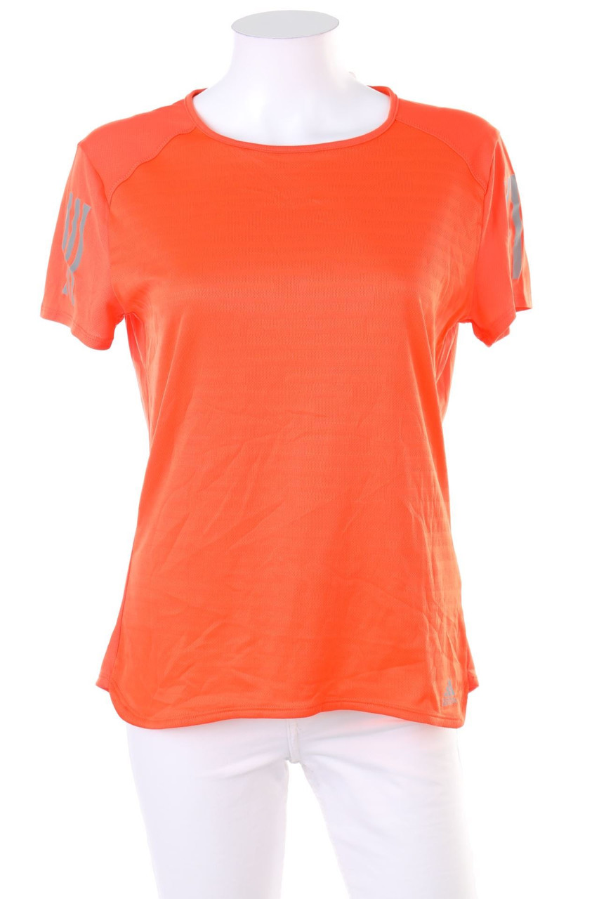 adidas - Sport T-Shirt mit Logo-Print - M