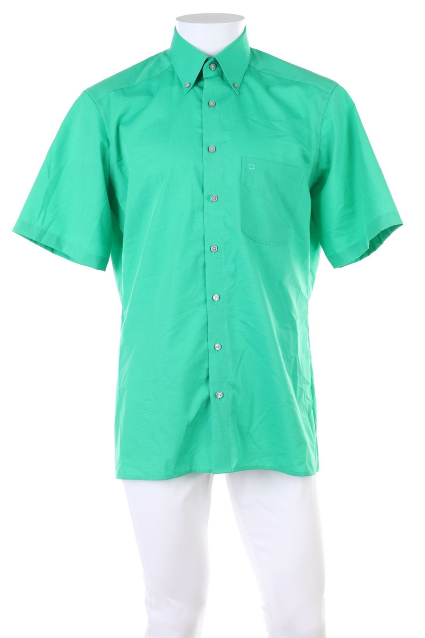 OLYMP Luxor - Kurzarm-Hemd mit Button-down-Kragen - 41