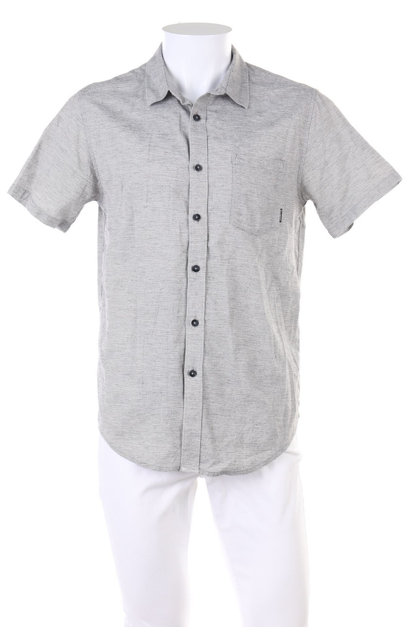 BILLABONG - Kurzarm-Hemd mit Logo-Prägung - S