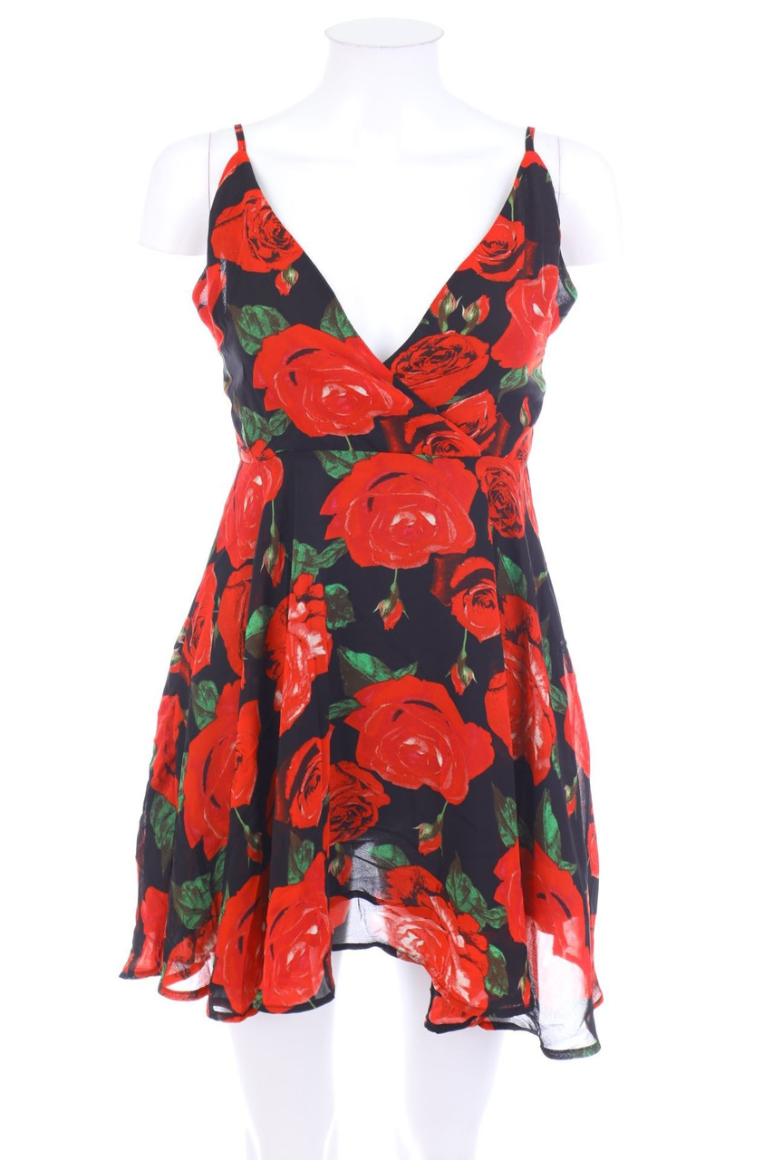 SHEIN - Minikleid mit Blumen-Print - XS