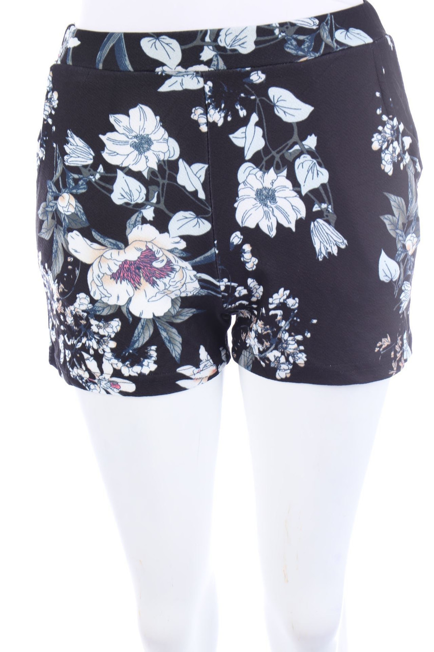 SHEIN - Hotpants mit Blumen-Print - XS