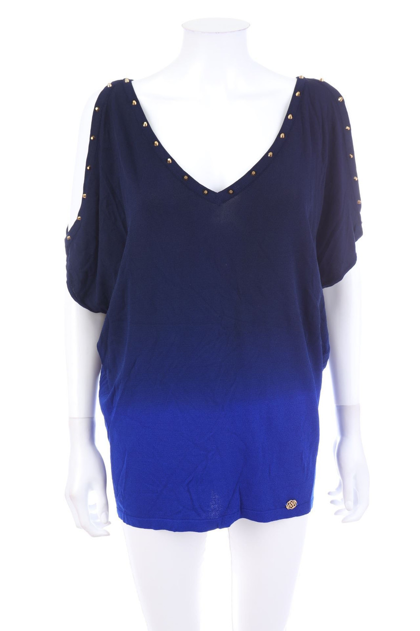 MORGAN - Batwing-Shirt mit Dip Dye-Effekt - M