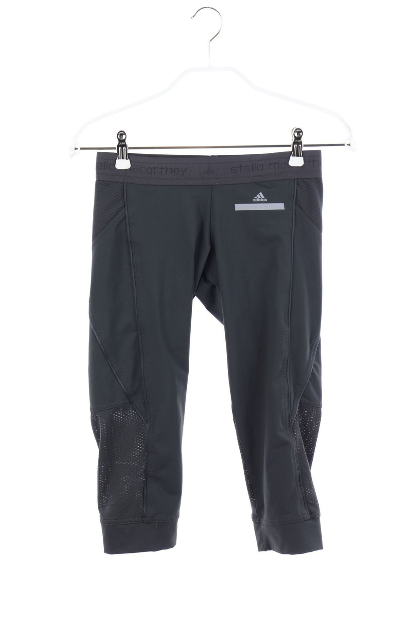 adidas - Cropped-Sport-Leggings mit Logo-Print - XS