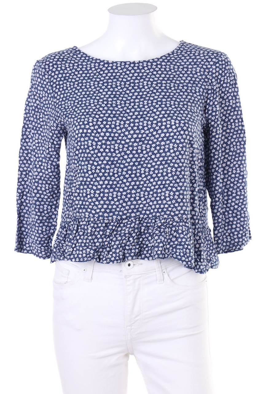 H&M DIVIDED - Bluse mit 3/4-Ärmel mit Raffungen - S