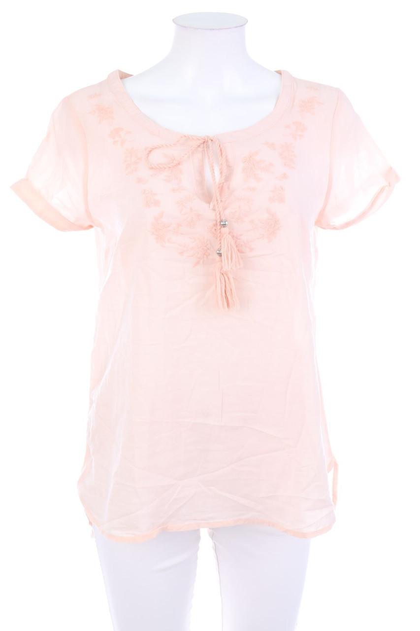 Yessica by C&A - Kurzarm-Bluse mit Stickereien - D 36