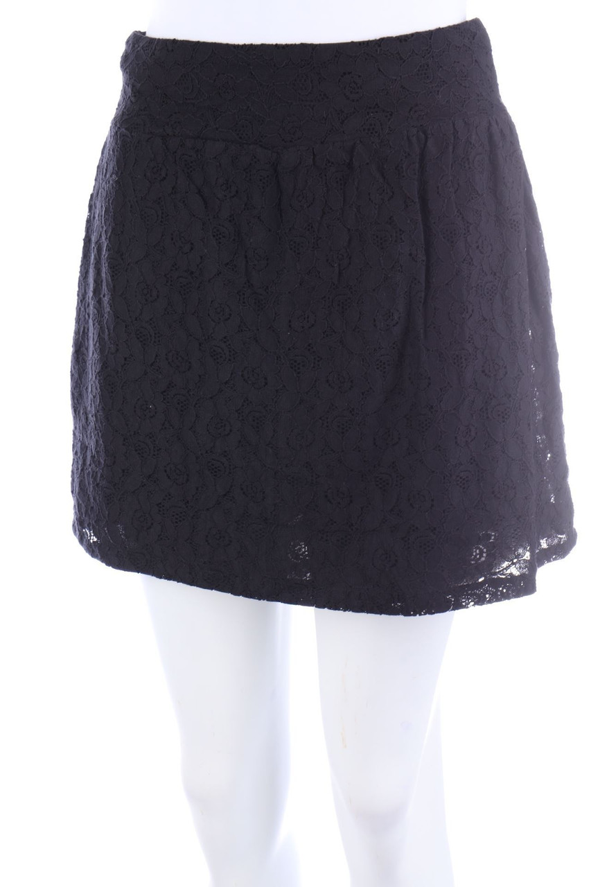 Ohne Label - Minirock mit floralem Muster - D 34