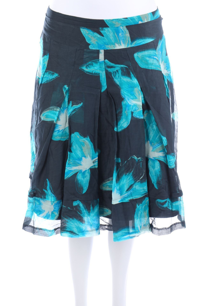 TURNOVER - Minirock mit Blumen-Print - D 38