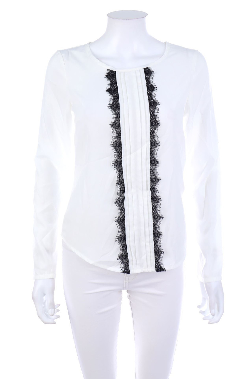 VERO MODA - Bluse mit Spitze - XS