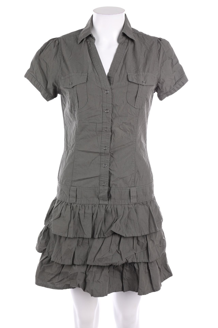 CAMAÏEU - Minikleid mit aufgesetzten Taschen - D 34