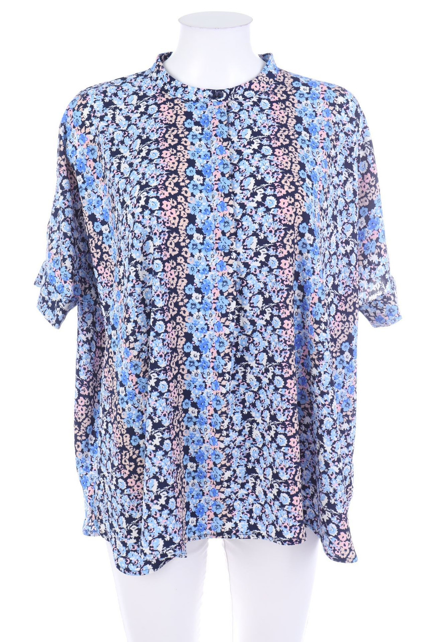 ONLY - Kurzarm-Bluse mit Blumen-Print - D 36