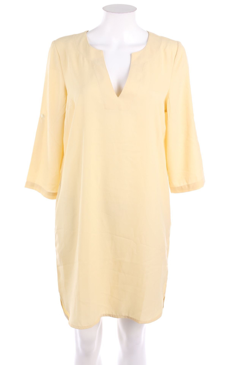 LASCANA - Kleid mit Krempel-Ärmeln - D 38