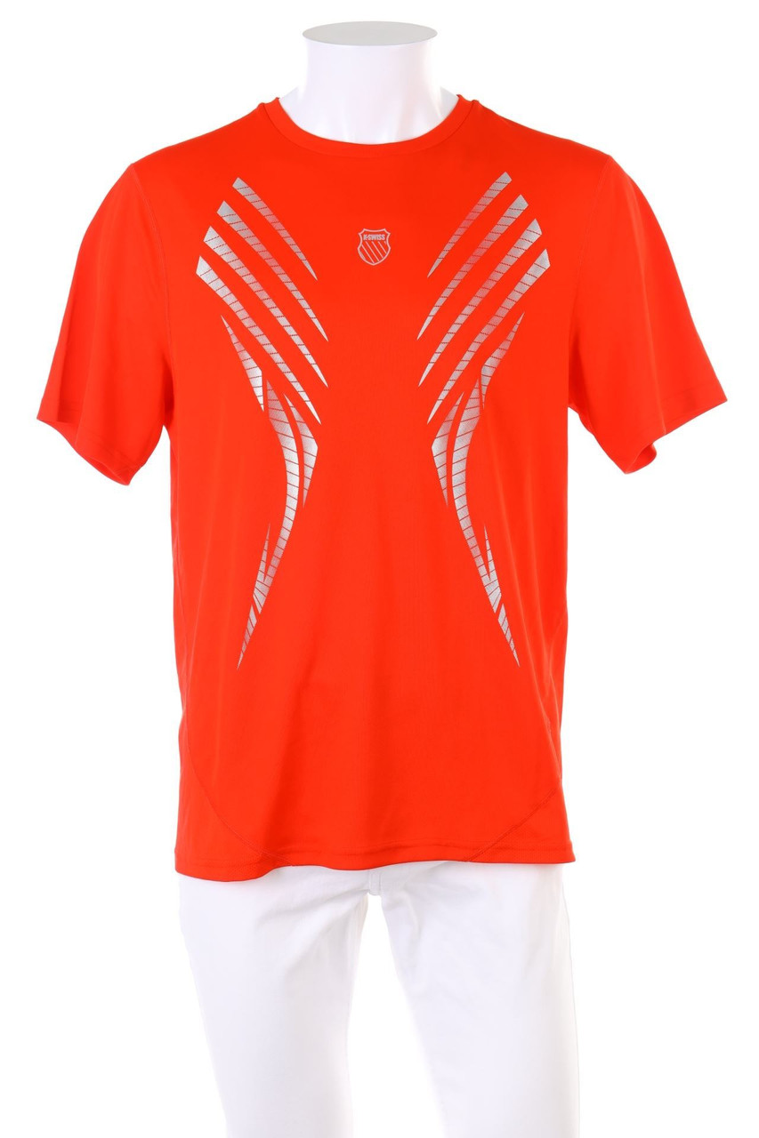 K-SWISS - T-Shirt mit Logo-Print - L
