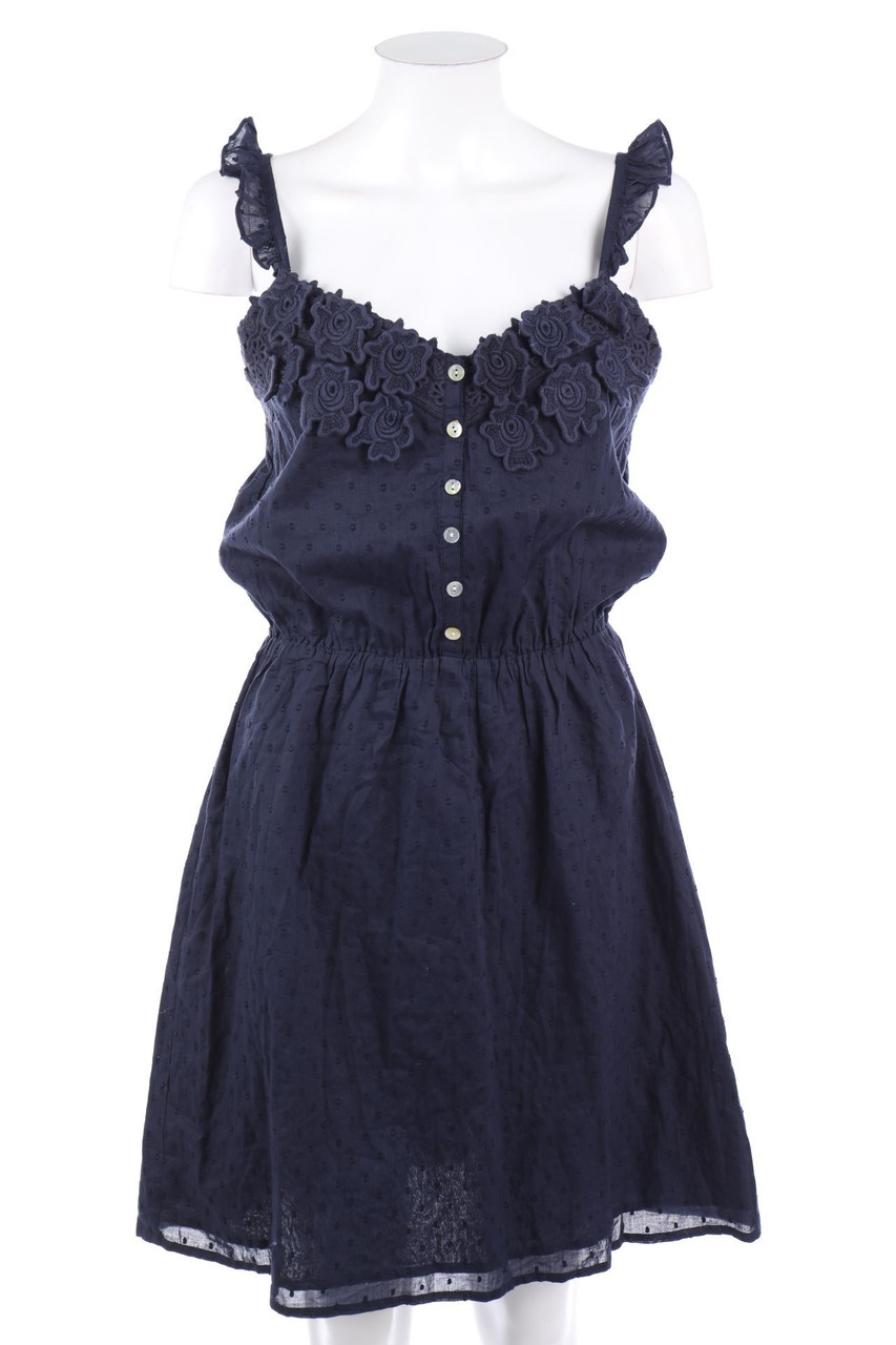 DreiMaster - Minikleid mit Spitze - M