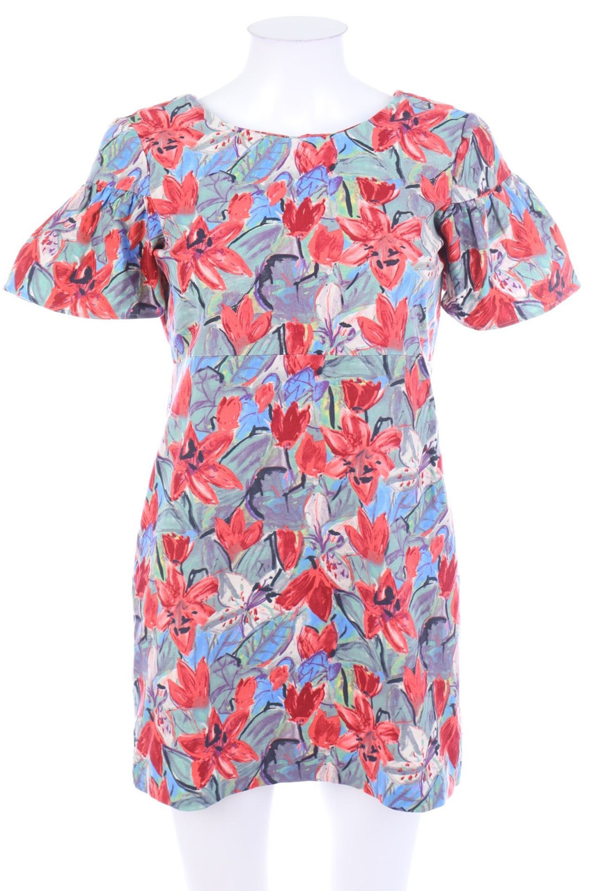 ZARA - Kleid mit Blumen-Print - S