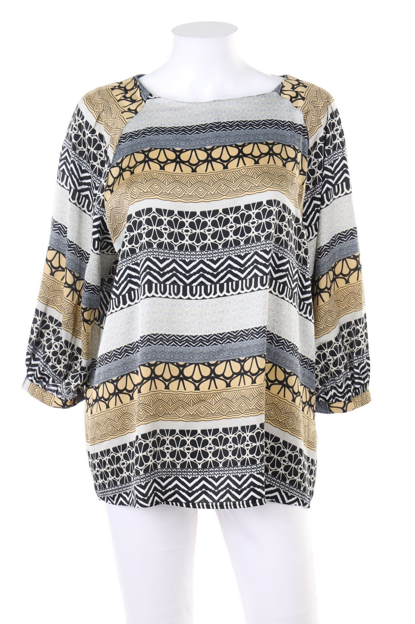 C&A - Print-Bluse mit 3/4-Ärmel - D 42