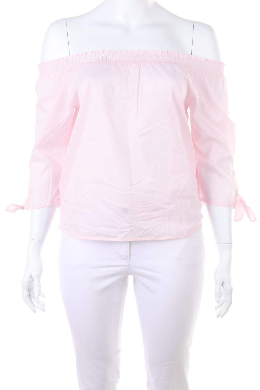 blue motion - Carmen-Bluse aus Baumwolle - D 44-46