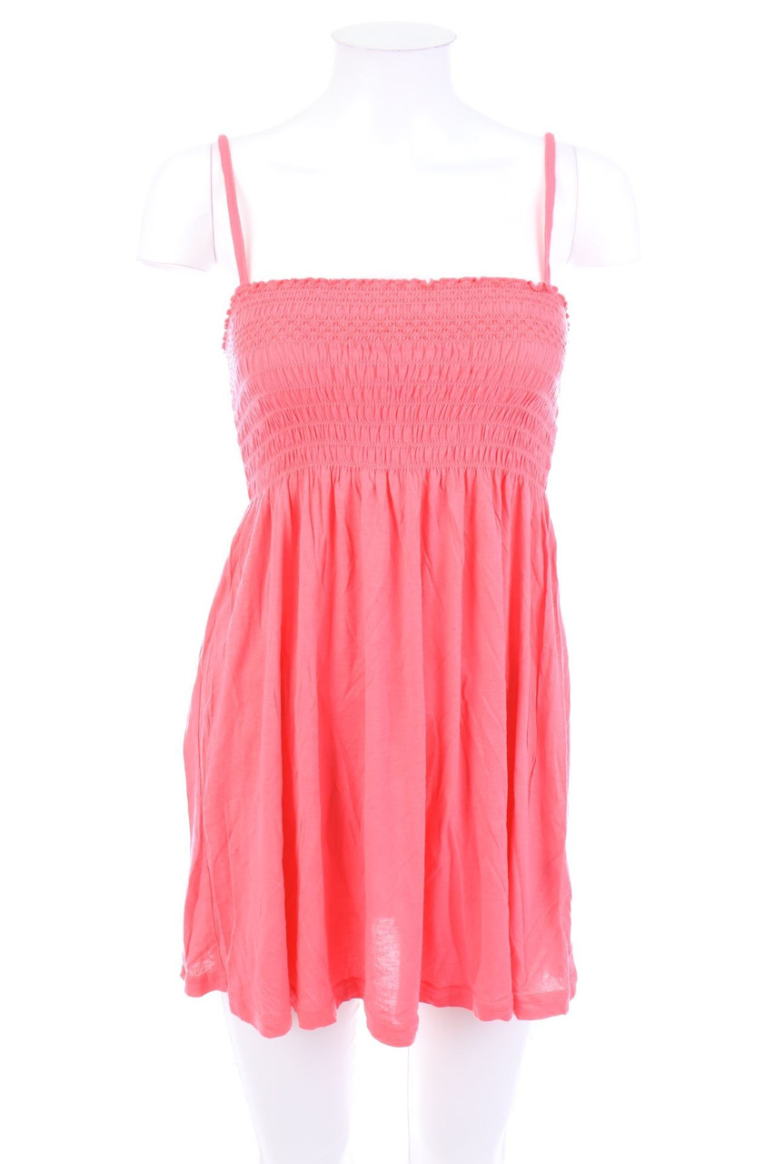 H&M - Top in A-Linie mit Smok-Details - S