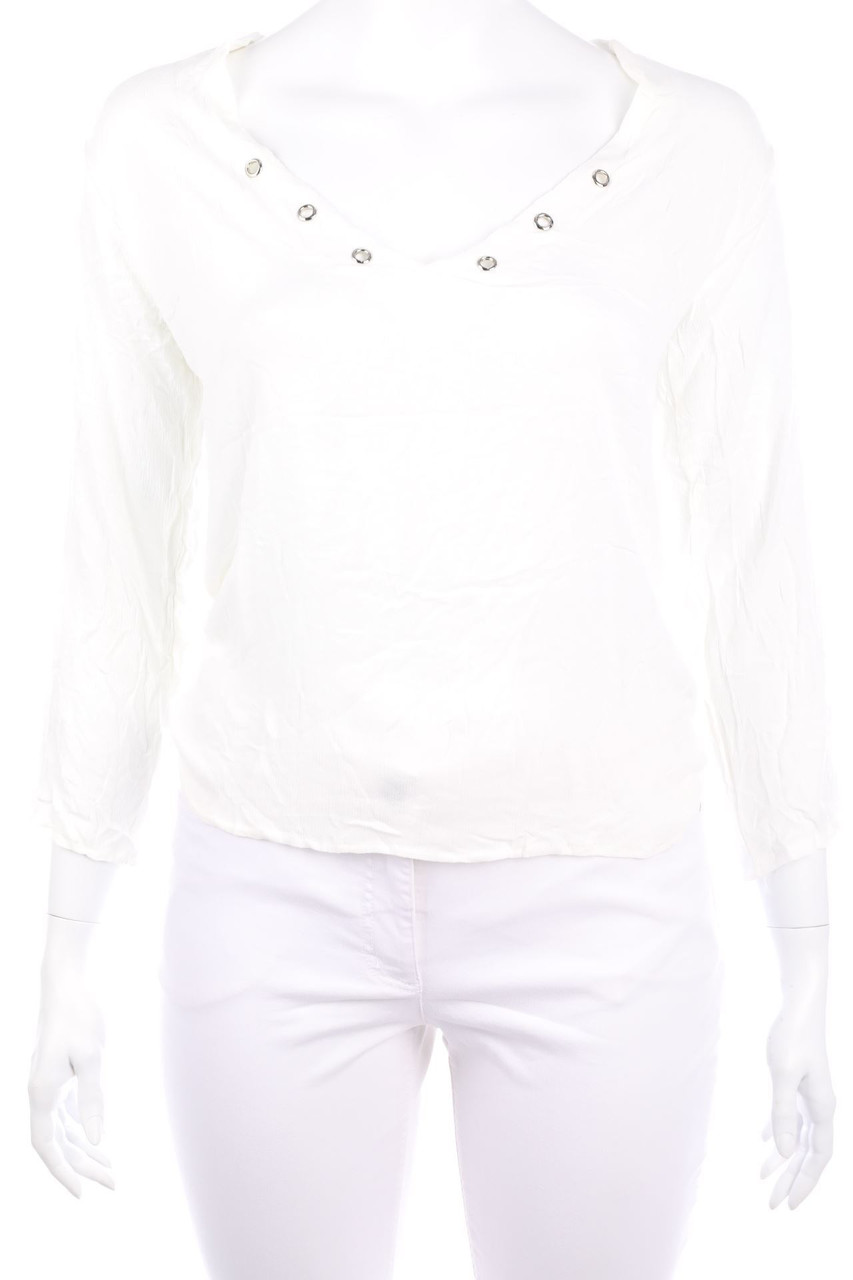 Ohne Label - Bluse mit Nieten - XXXL