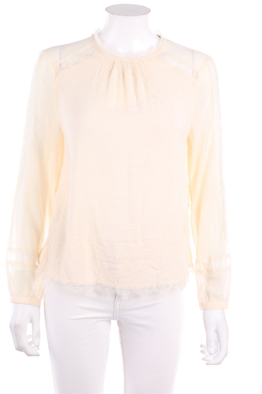 ESPRIT de corp - Bluse mit Spitze - M