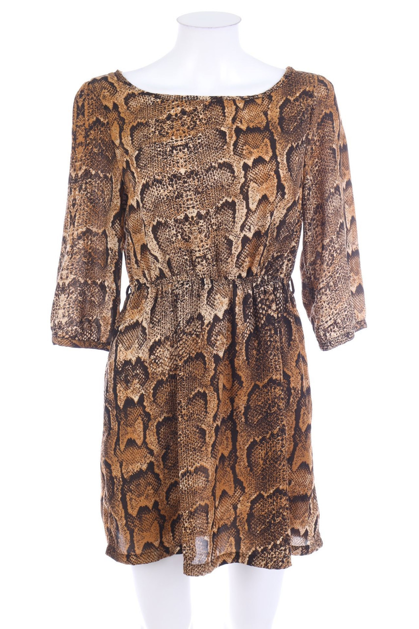H&M - Minikleid mit Animal-Print - D 40