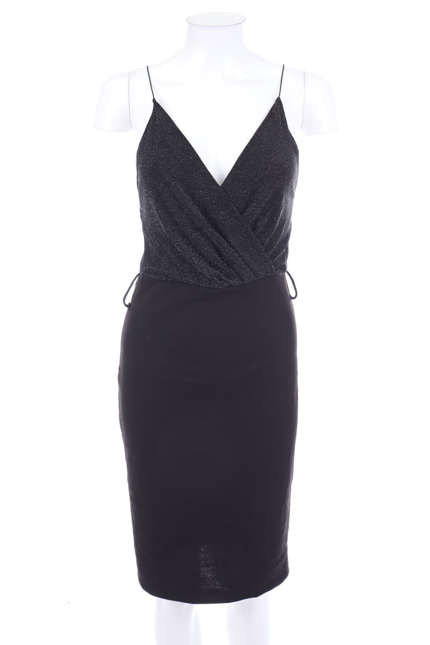 zebra - Cocktailkleid mit Glitzer - S