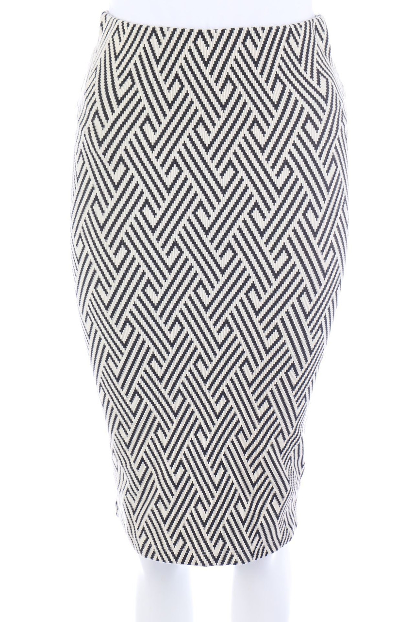 ZARA - Stretch-Rock mit Muster - S