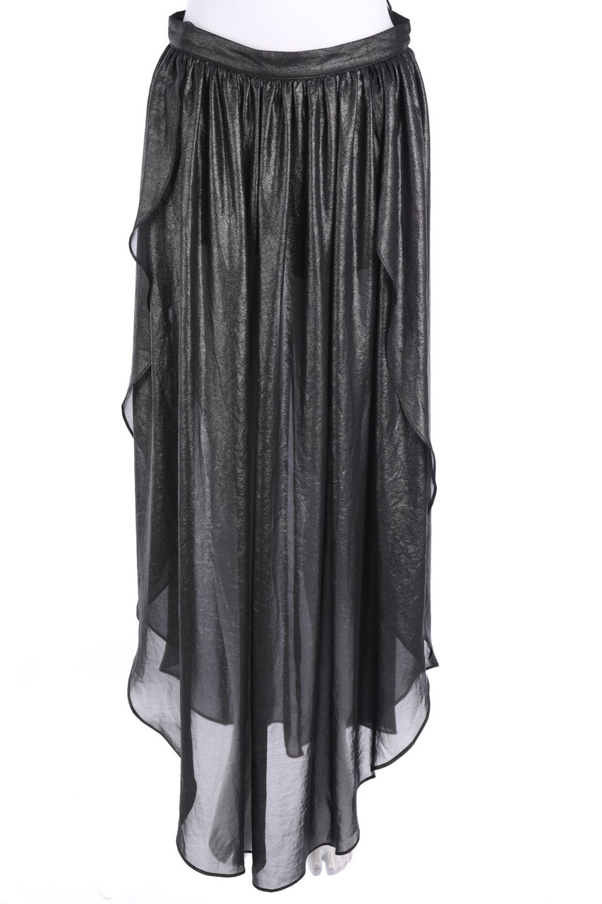 MANGO - Maxi-Skort mit Metallic-Effekt - D 34