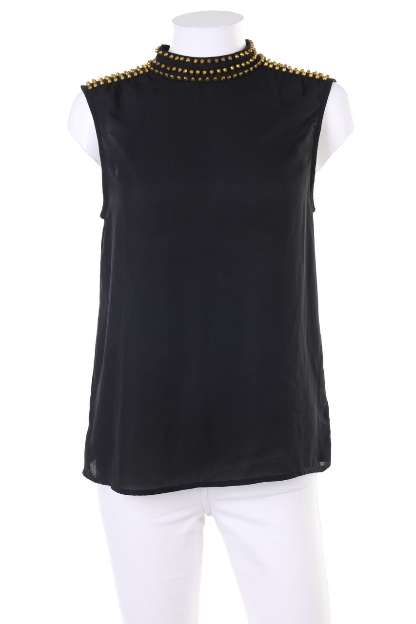 FOREVER 21 - Blusentop mit Nieten - S