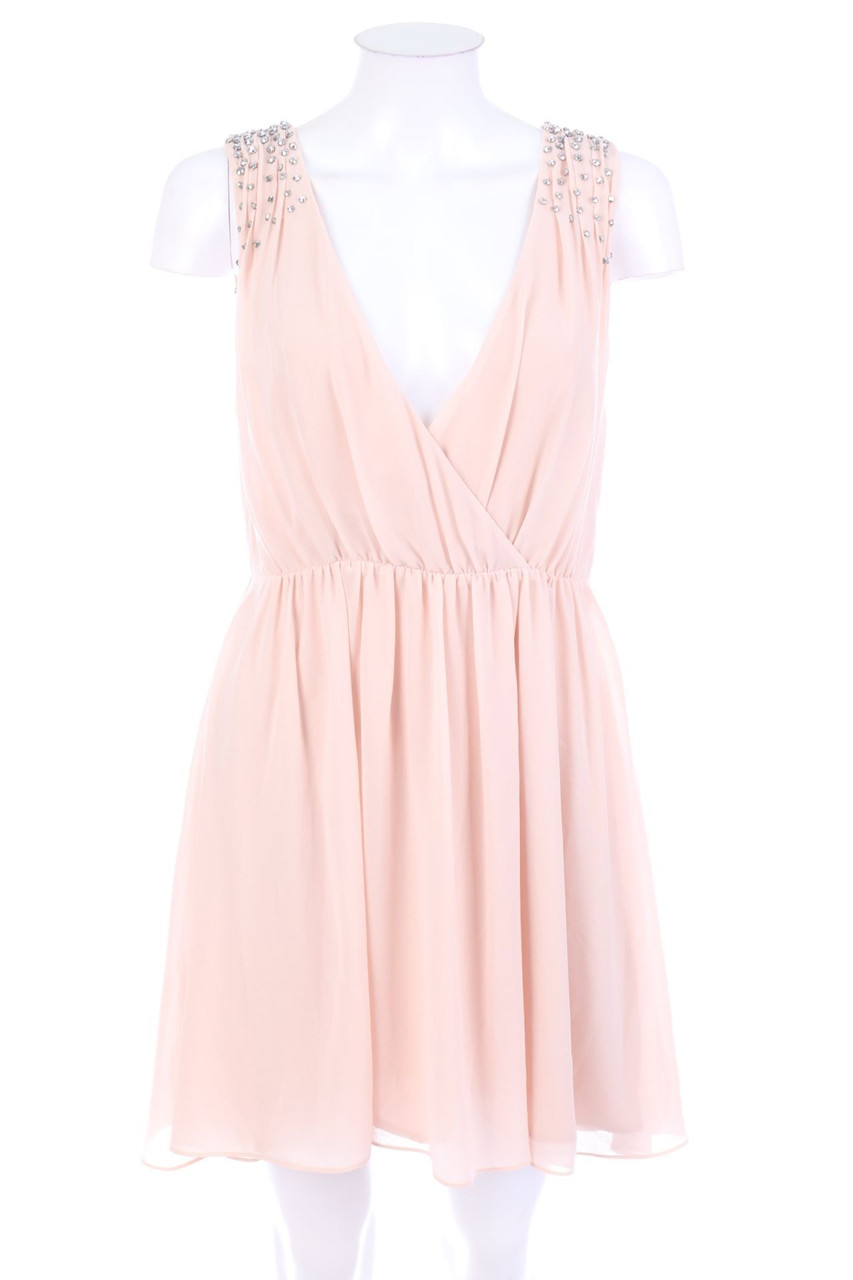 H&M - Cocktailkleid mit Schmuckstein-Applikation - D 38