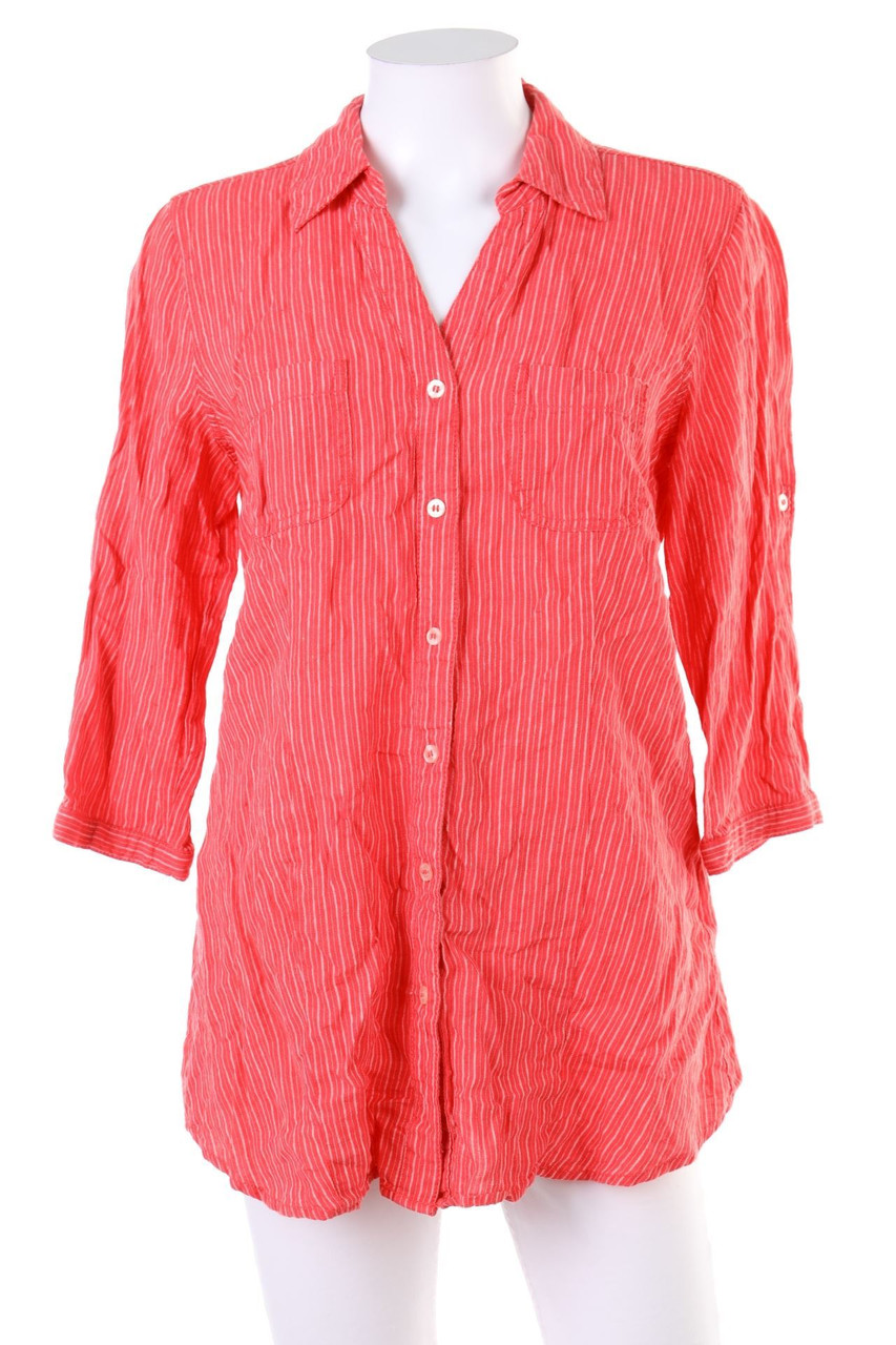 maddison - Streifen-Bluse mit 3/4-Ärmel aus Leinen - D 38