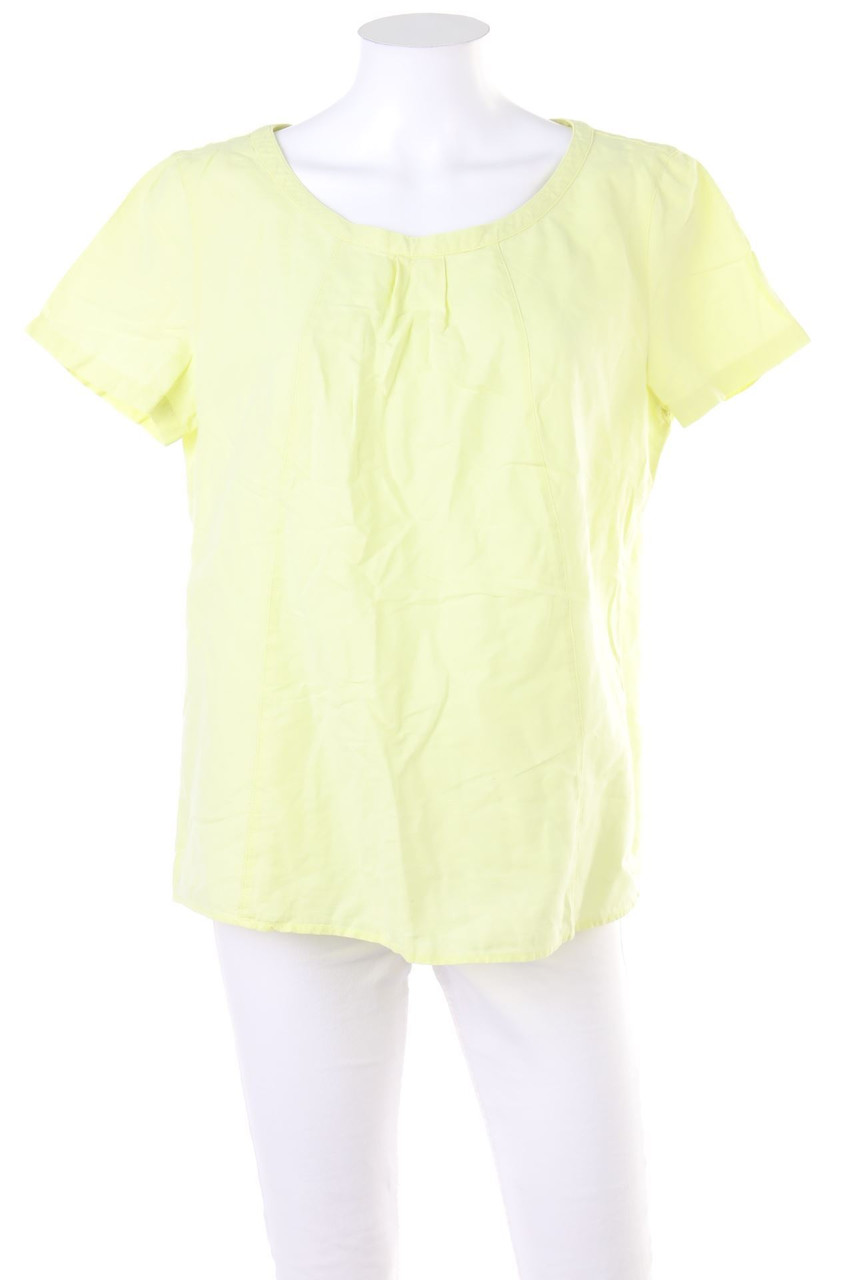 GERRY WEBER - Kurzarm-Shirt mit Falten - M