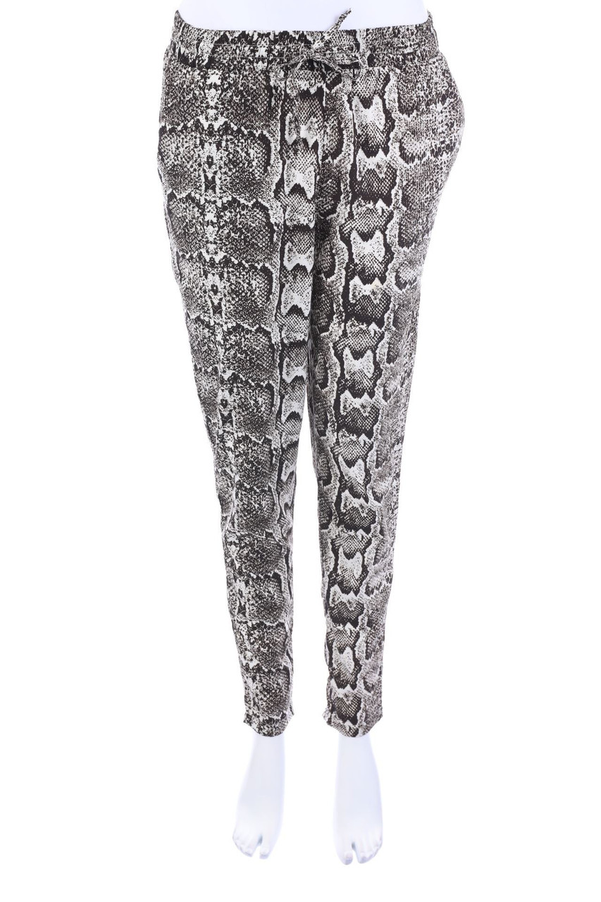 MORGAN - Jogger-Hose mit Animal-Print - D 34