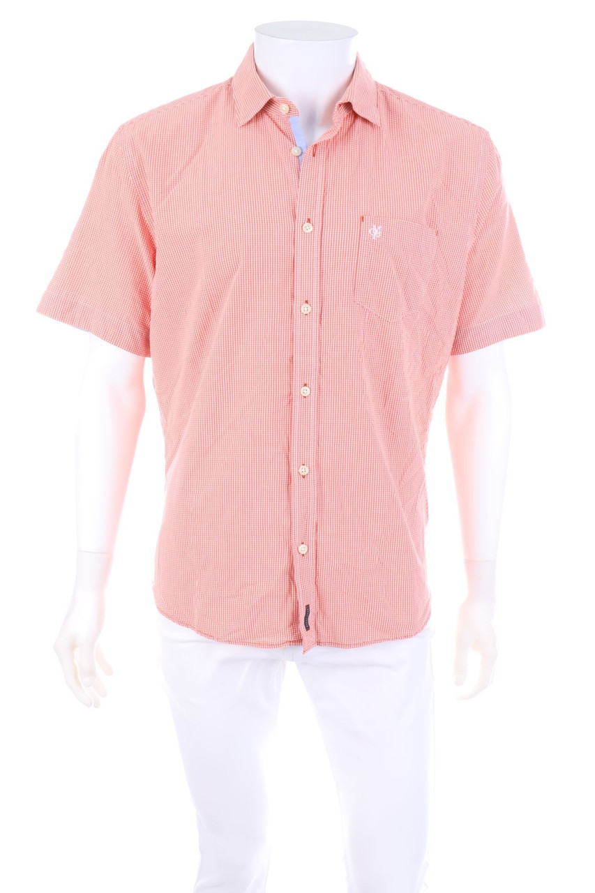 Marc O´Polo - Kurzarm-Hemd mit Karo-Muster - L