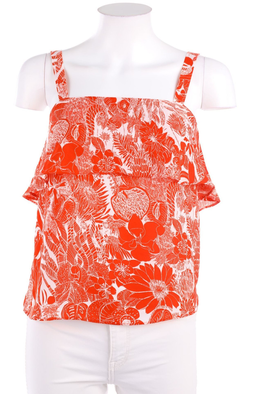 H&M - Blusentop mit floralem Muster - D 32