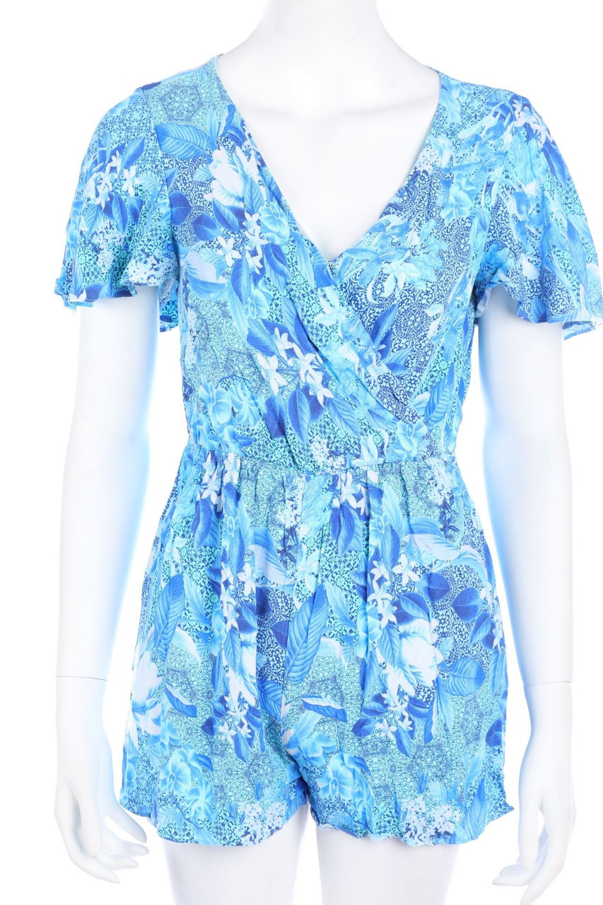 FOREVER NEW - Playsuit in Wickel-Optik - D 36