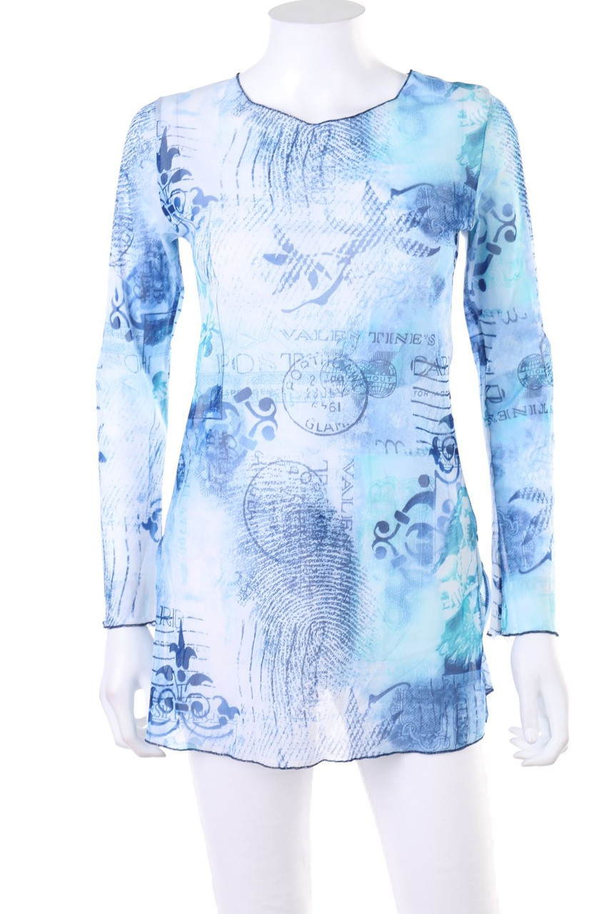 cache cache - Longsleeve-Shirt aus Mesh - D 36