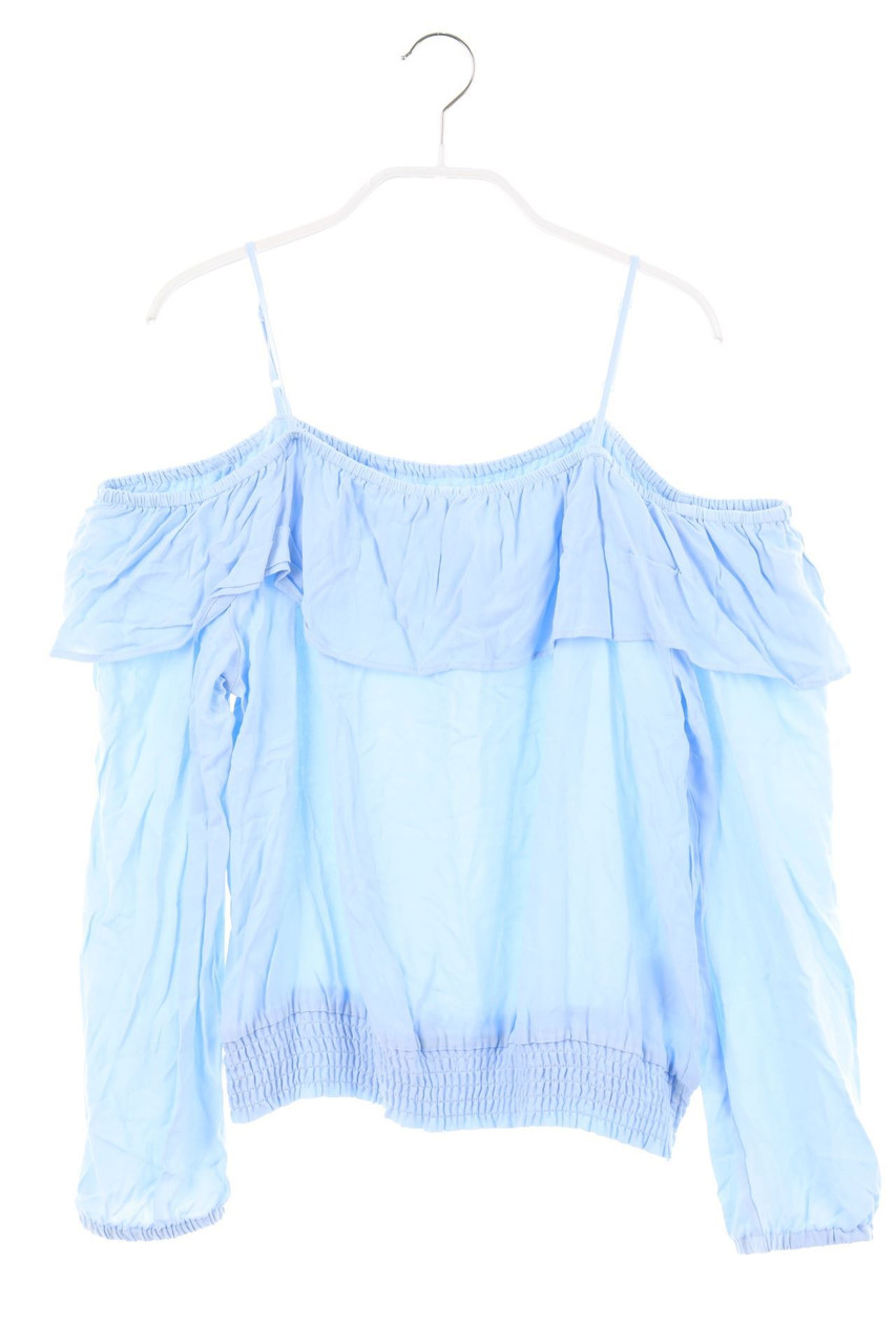 H&M - Cold-Shoulder-Bluse mit Smok-Details - 158