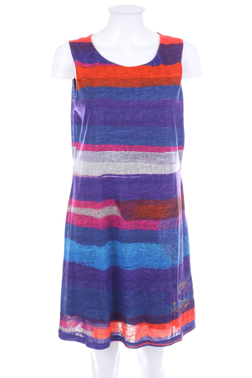 Desigual - Minikleid mit Stickereien - XL