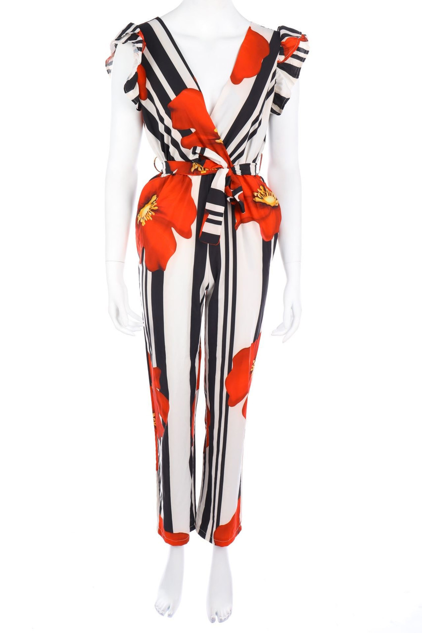Ohne Label - Jumpsuit mit Print - M