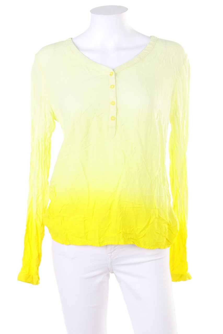 blue motion - Bluse mit Dip Dye-Effekt - S